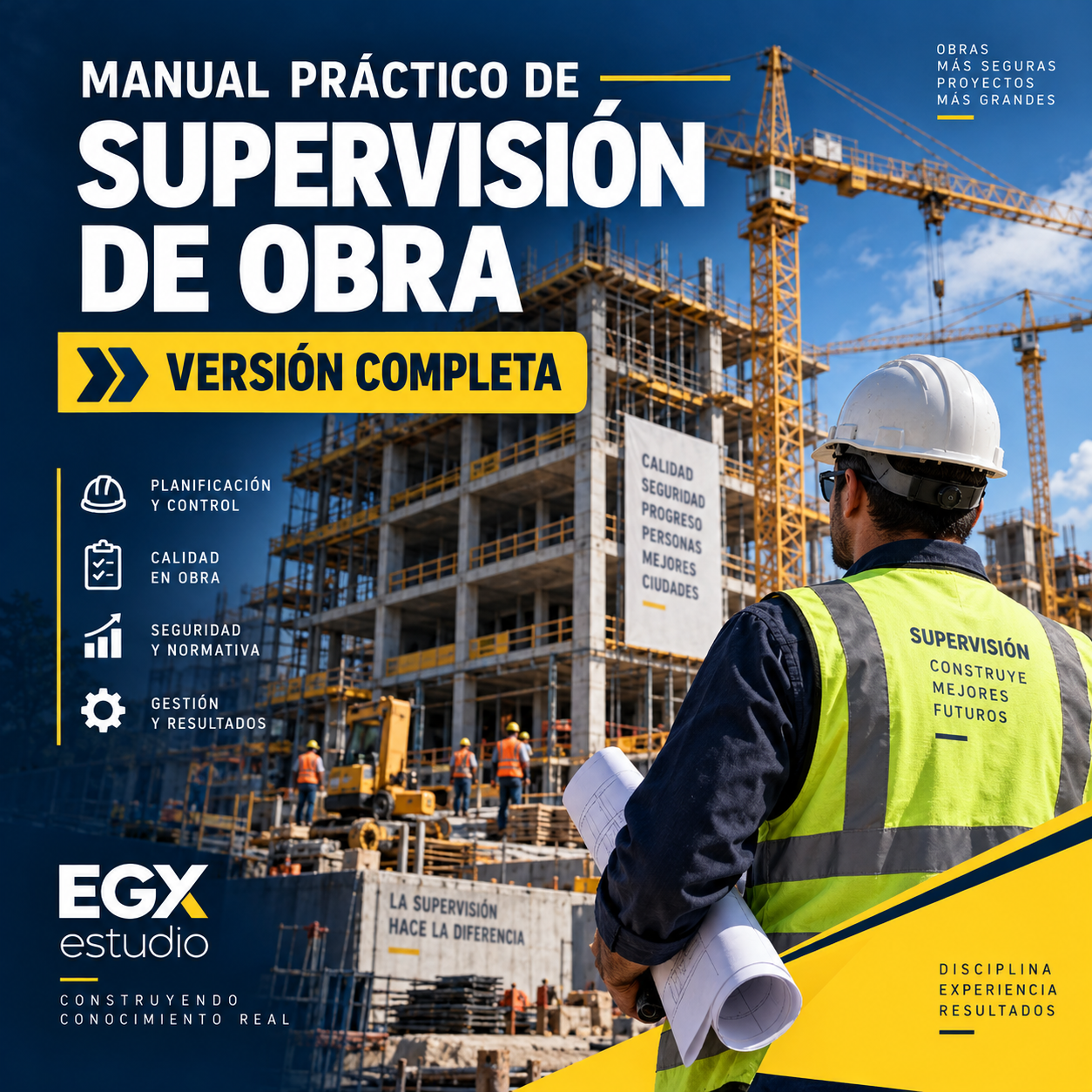 Portada del Manual Práctico de Supervisión de Obra - Versión completa